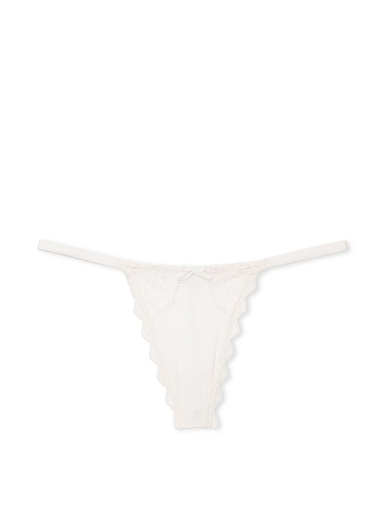 Victoria's Secret Coconut White G String Knickers - Image 3 of 3