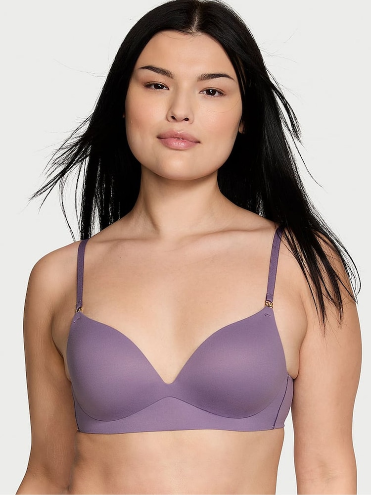 Victoria's Secret Frozen Plum Purple Non Wired Push Up Bra - Image 1 of 4