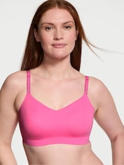 Victoria's Secret Hollywood Pink Silicone Lightly Lined Lounge Bralette - Image 1 of 3