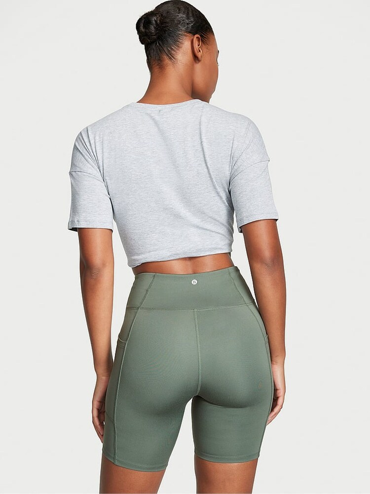 Victoria's Secret Faded Sage Green VS Essential Pocket Bike Short - Image 2 of 3