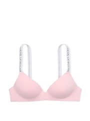 Victoria's Secret Pretty Blossom Pink and White Non Wired Lightly Lined Bra - Image 3 of 3
