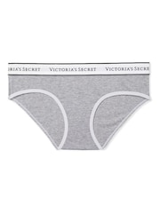 Victoria's Secret BlackWhiteGreyNude Hipster Logo 4 Pack Knickers - Image 2 of 4