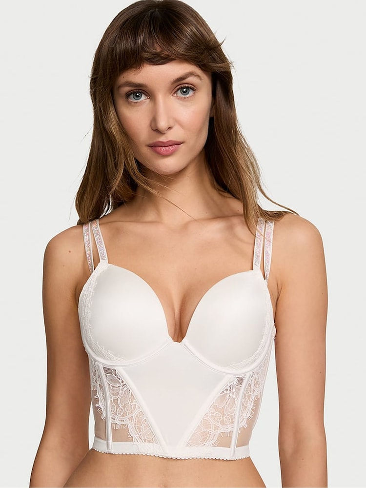 Victoria's Secret Coconut White Double Shine Strap Bra Top - Image 1 of 2