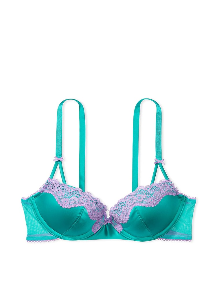Victoria's Secret Capri Sea Blue Balcony Bra - Image 3 of 3 Victoria's Secret Capri Sea Blue Balcony Bra - Image 3 of 3