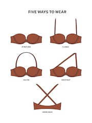 Victoria's Secret Ganache Nude Strapless Bra - Image 3 of 3