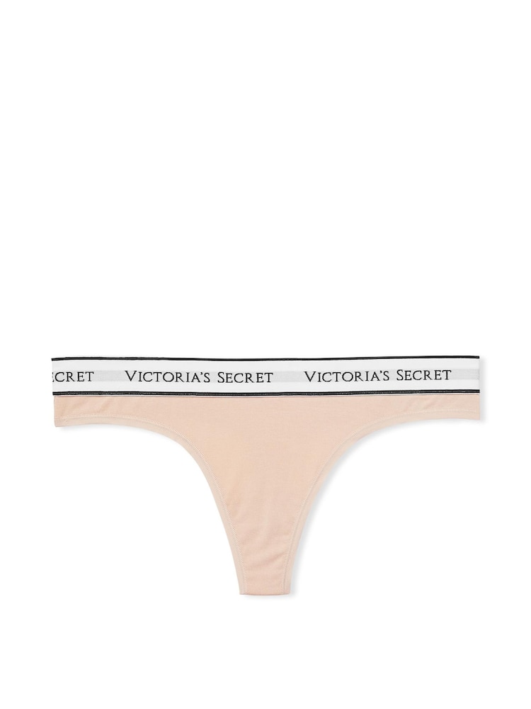 Victoria's Secret Champagne Nude Thong Knickers - Image 3 of 3