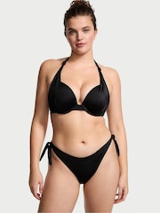 Victoria's Secret Nero Black Halter Swim Bikini Top - Image 1 of 3