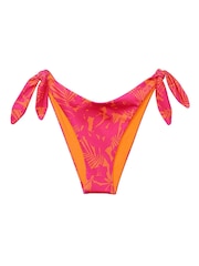 Victoria's Secret Pink Shells Tie Side High Leg Swim Bikini Bottom - Image 3 of 3