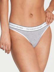 Victoria's Secret Grey Heather Thong Knickers - Image 1 of 3