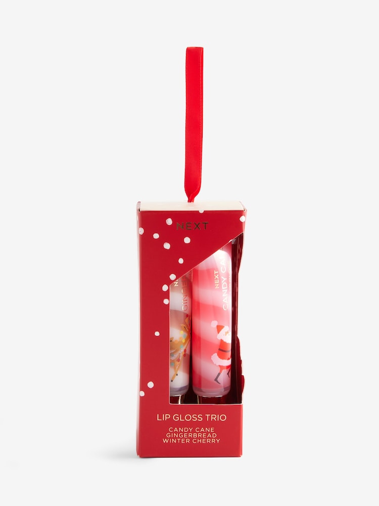 Set of 3 Christmas Scented Swirl Lip Glosses - Image 1 of 3
