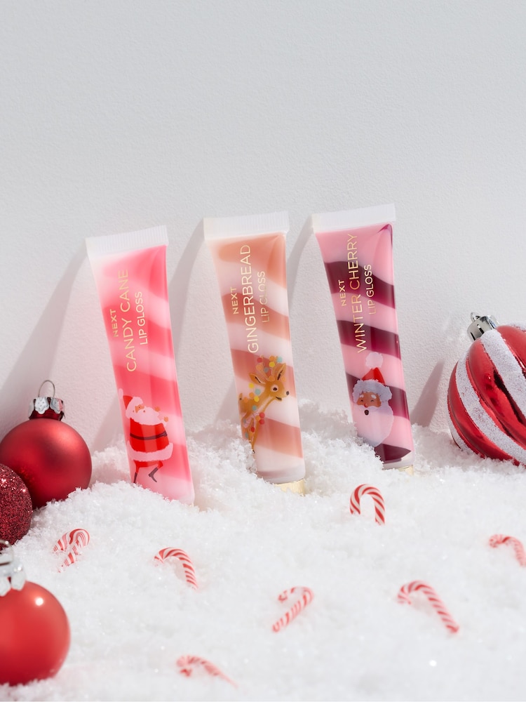 Set of 3 Christmas Scented Swirl Lip Glosses - Image 3 of 3