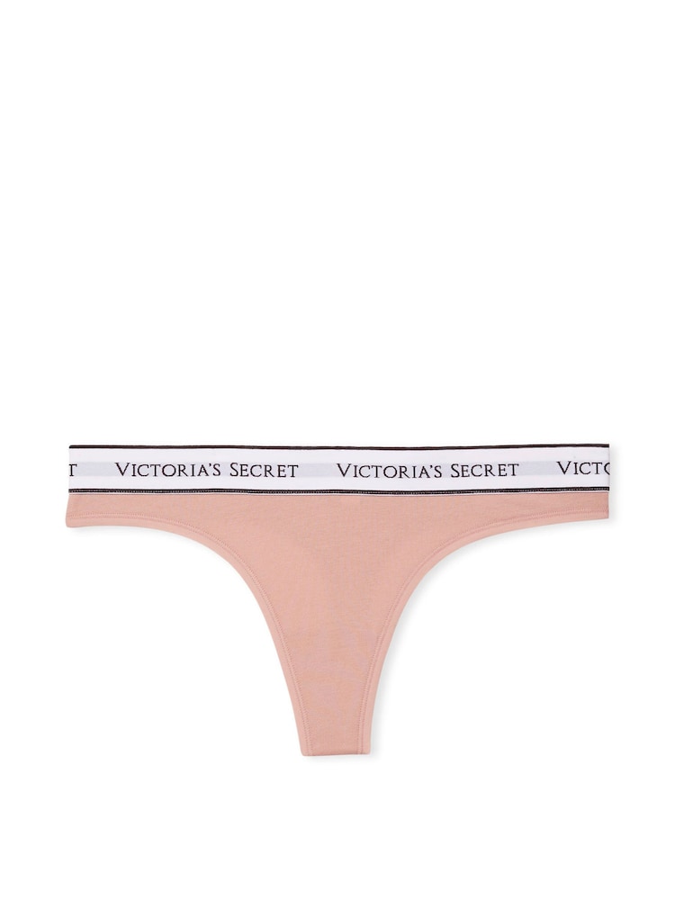 Victoria's Secret Misty Rose Pink Thong Knickers - Image 3 of 3