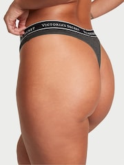 Victoria's Secret Charcoal Heather Grey Thong Knickers - Image 2 of 3