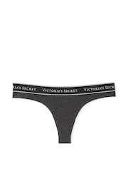 Victoria's Secret Charcoal Heather Grey Thong Knickers - Image 3 of 3