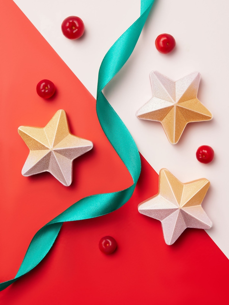Set of 3 Bright & Beautiful Star Bath & Shower Fizzers - Image 1 of 3