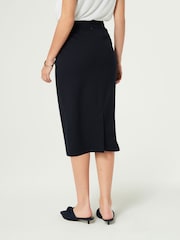 Navy Tailored Pencil Skirt - Image 4 of 6