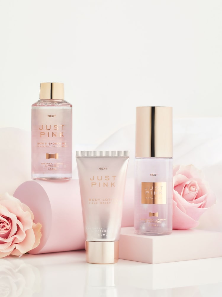 Just Pink Mini Travel Bath & Body Gift Set - Image 1 of 3
