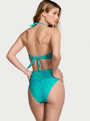 Victoria's Secret Blue Shells Halter Swim Bikini Top - Image 2 of 3