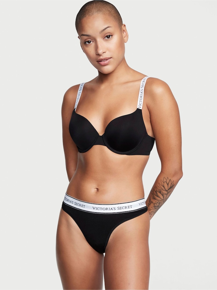 Victoria's Secret Black Thong Knickers - Image 1 of 3