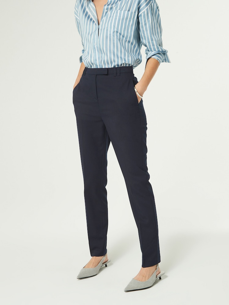 Buy Navy Tailored Slim Trousers from Next Philippines
