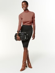 Black Tailored Pencil Skirt - Image 2 of 6