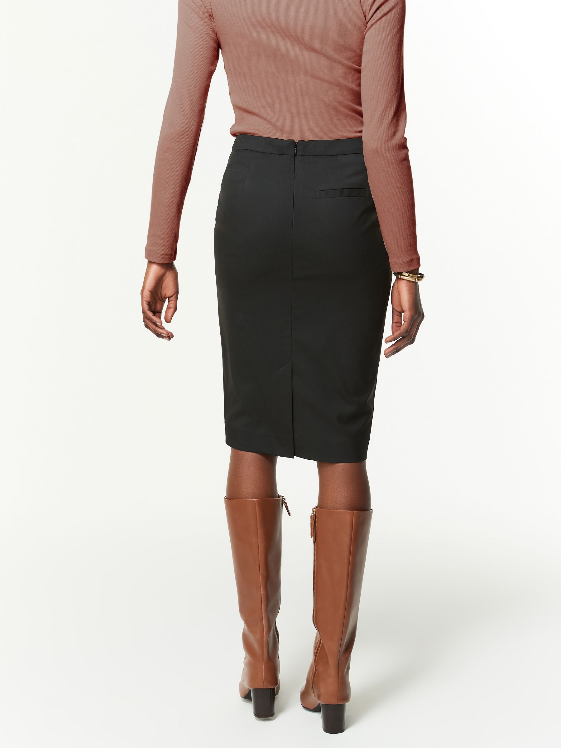 Buy Black Tailored Pencil Skirt from the Next UK online shop