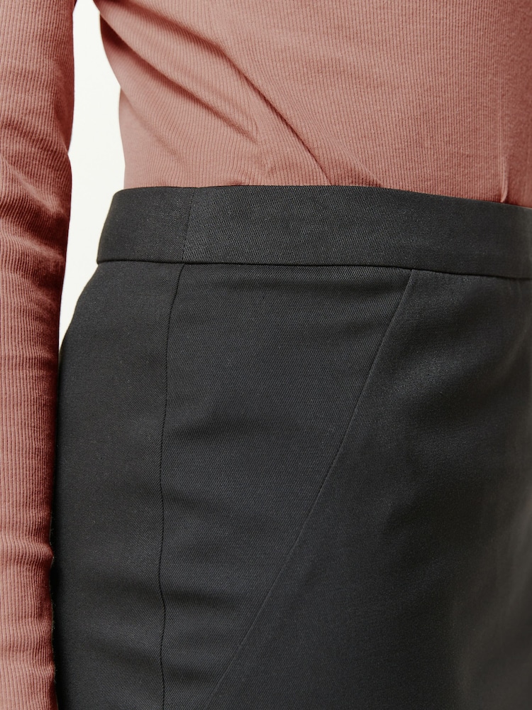 Black Tailored Pencil Skirt - Image 4 of 6