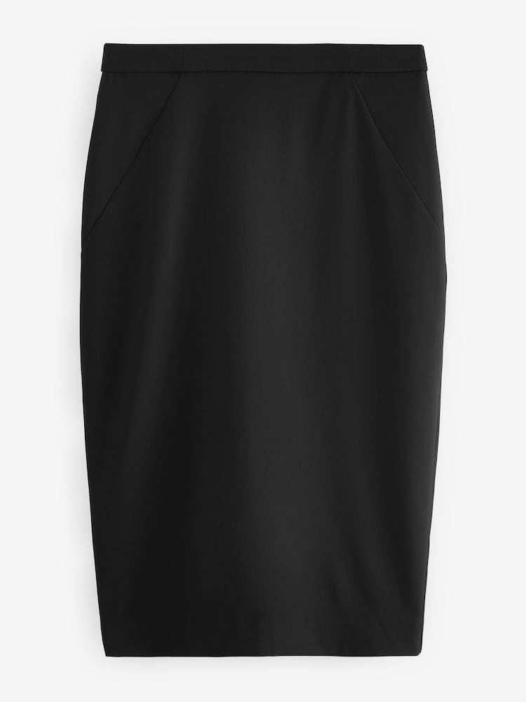 Black Tailored Pencil Skirt - Image 5 of 6