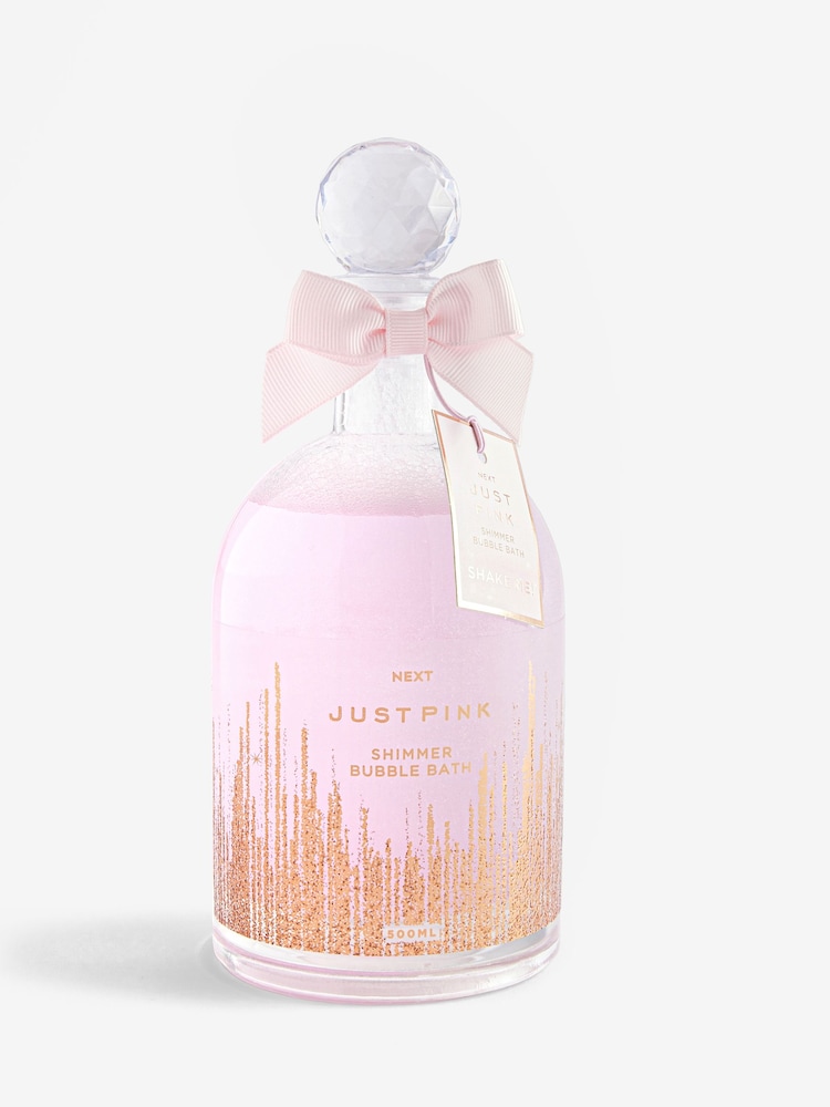 Just Pink Shake-Me Shimmer Bubble Bath 500ml - Image 1 of 3