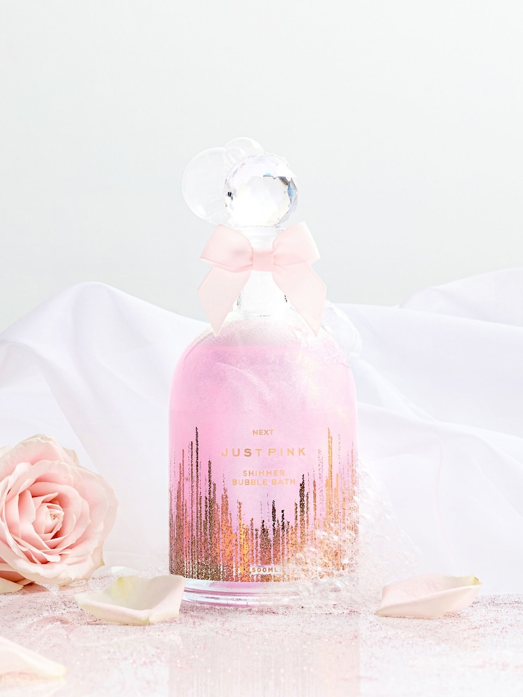 Just Pink Shake-Me Shimmer Bubble Bath 500ml - Image 2 of 3