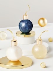 Set of 3 Glimmer & Glow Shimmer Bubble Bath Baubles 100ml - Image 2 of 5
