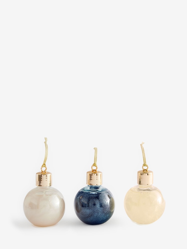 Set of 3 Glimmer & Glow Shimmer Bubble Bath Baubles 100ml - Image 5 of 5
