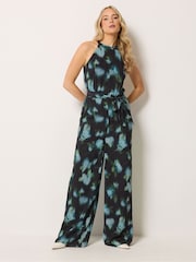 Long Tall Sally Black Georgette Jumpsuit - Image 1 of 5