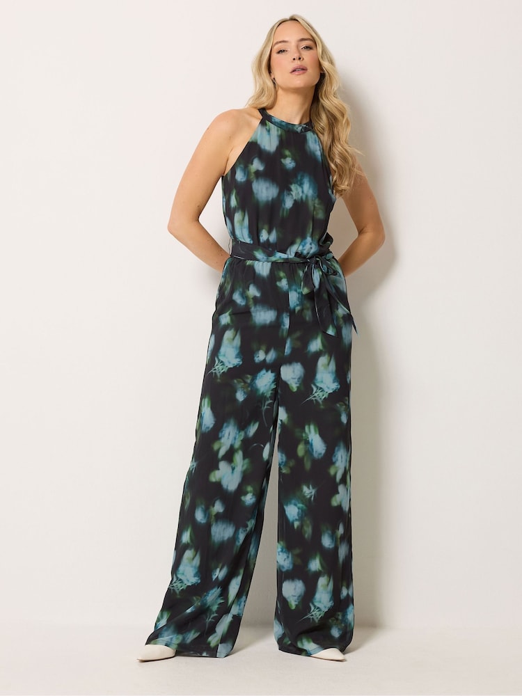 Long Tall Sally Black Georgette Jumpsuit - Image 1 of 5 Long Tall Sally Black Georgette Jumpsuit - Image 1 of 5