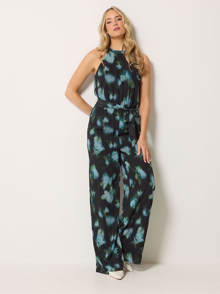 Long Tall Sally Black Georgette Jumpsuit - Image 2 of 5 Long Tall Sally Black Georgette Jumpsuit - Image 2 of 5