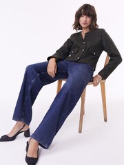 Baukjen Black Asher Recycled Wool Blend Jacket - Image 4 of 7