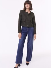 Baukjen Black Asher Recycled Wool Blend Jacket - Image 6 of 7