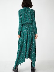 Hush Green Floral Long Sleeve Dress - Image 2 of 5