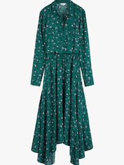 Hush Green Floral Long Sleeve Dress - Image 5 of 5
