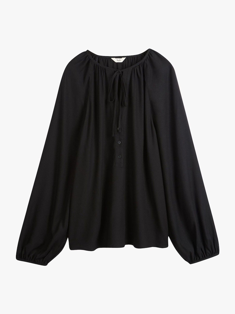 Hush Black Zadie Tie Neck Top - Image 5 of 5