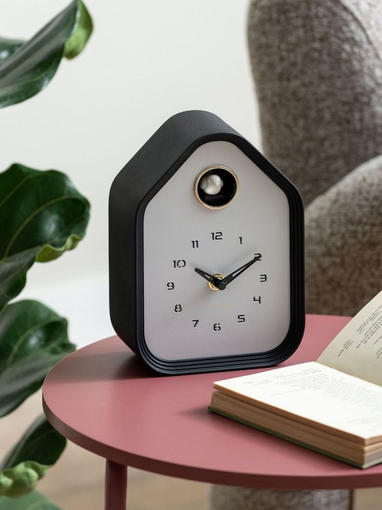 Karlsson Black Reina Cuckoo Wall Clock - Image 1 of 5