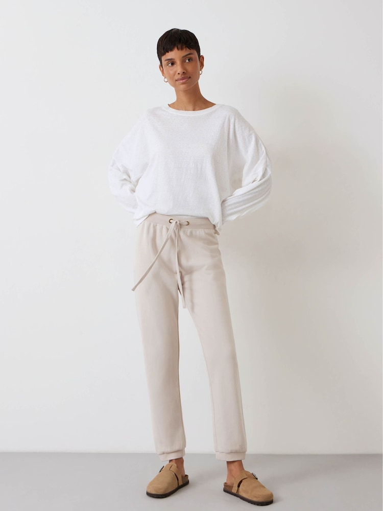 Hush White Lindsey Washed Joggers - Image 1 of 5