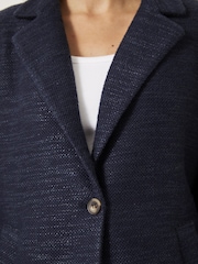 Hush Blue Phoebe Jersey Blazer - Image 4 of 5