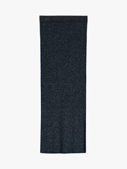 Hush Metallic Metallic Ribbed Midi Skirt - Image 5 of 5