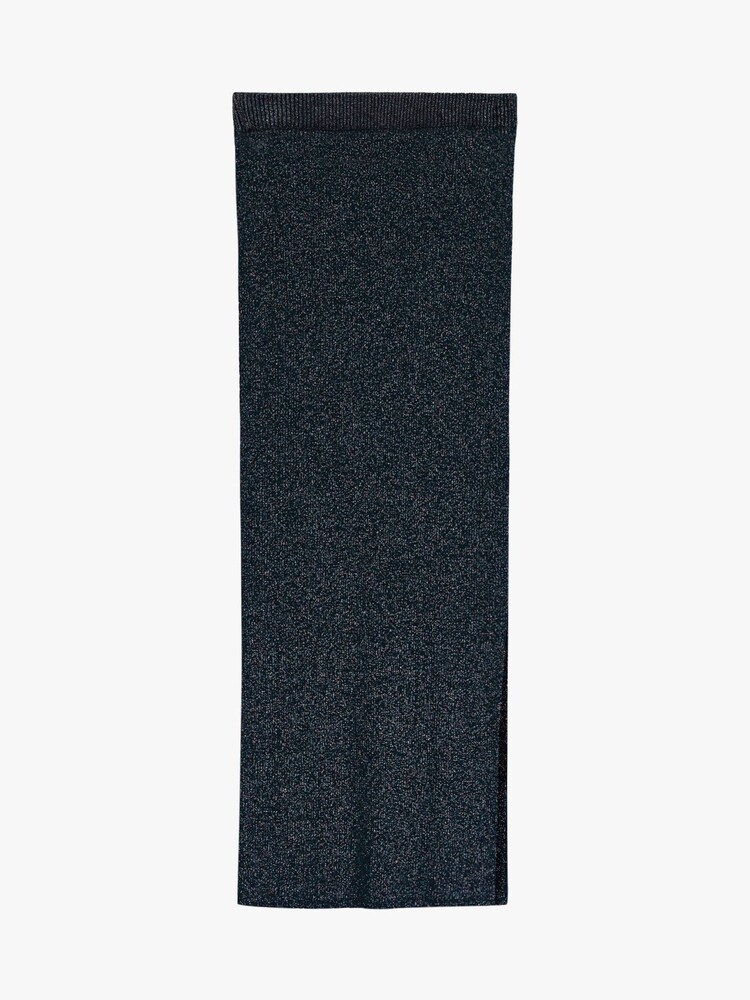 Hush Metallic Metallic Ribbed Midi Skirt - Image 5 of 5