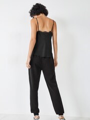 Hush Metallic Eden Glitter Jersey Joggers - Image 2 of 5
