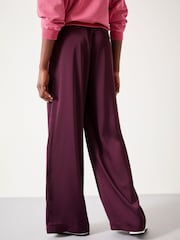 Hush Purple Melanie Satin Trousers - Image 2 of 4