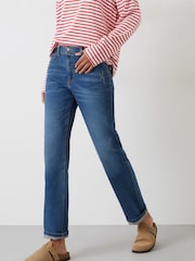 Hush Vintage Wash Blue Tall Agnes Straight Jeans - Image 1 of 5