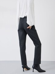 Hush Black Tall Coated Lenny Jeans - Image 2 of 5