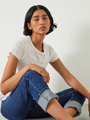 Hush Blue Authentic Tall Agnes Straight Jeans - Image 4 of 8
